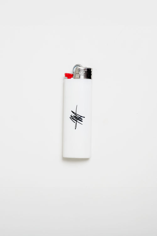 MIA Lighter White - Premium BIC Lighter | Aaron May Official